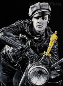 Lionel Paris, Marlon, Huile sur toile, 2023, 81 x 60 cm